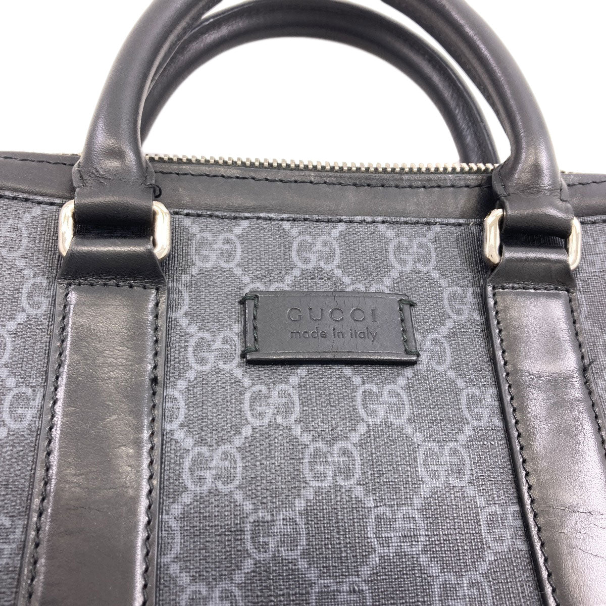 GUCCI 474135 GG Supreme Business bag PVC mens [Used]