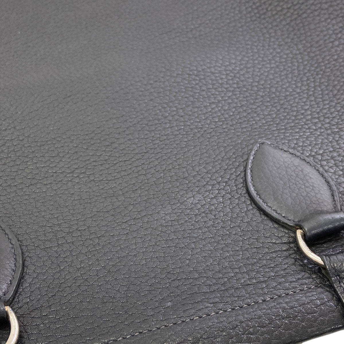 HERMES Cabas40 SilverHardware Tote Bag Calf Ladies [Used]