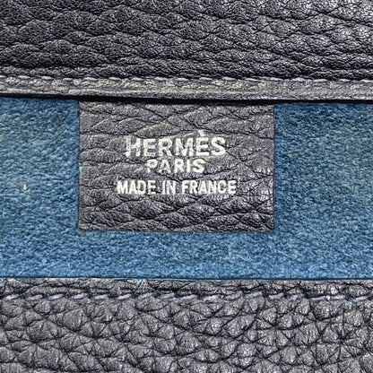 HERMES Cabas40 SilverHardware Tote Bag Calf Ladies [Used]
