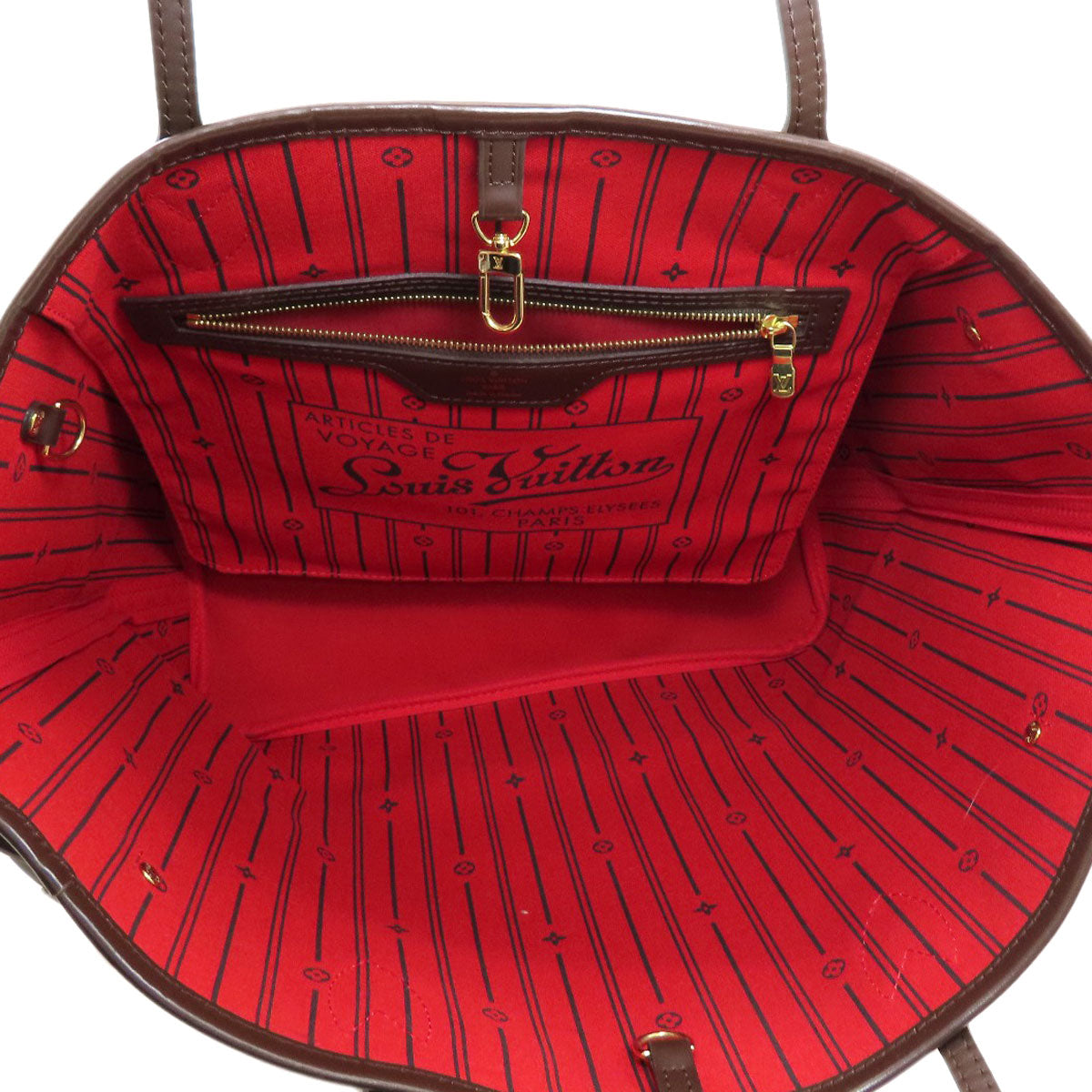 LOUIS VUITTON N51105 Neverfull MM Tote Bag Damier canvas Ladies [Used]