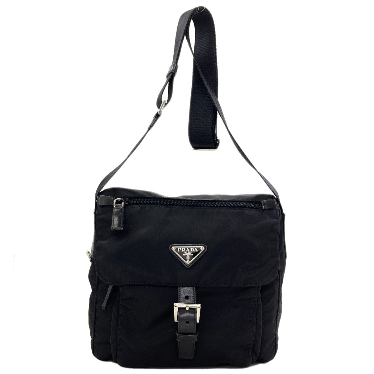 PRADA Triangle logo Shoulder Bag Nylon Ladies [Used]