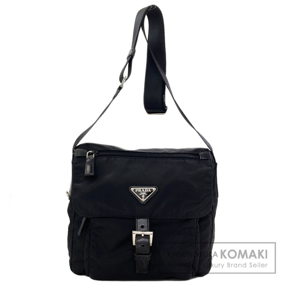 PRADA Triangle logo Shoulder Bag Nylon Ladies [Used]