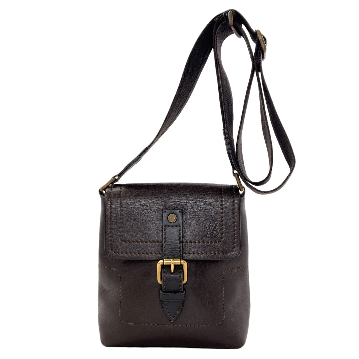 LOUIS VUITTON M92995 Utah series Yuma Shoulder Bag Utah leather mens [Used]