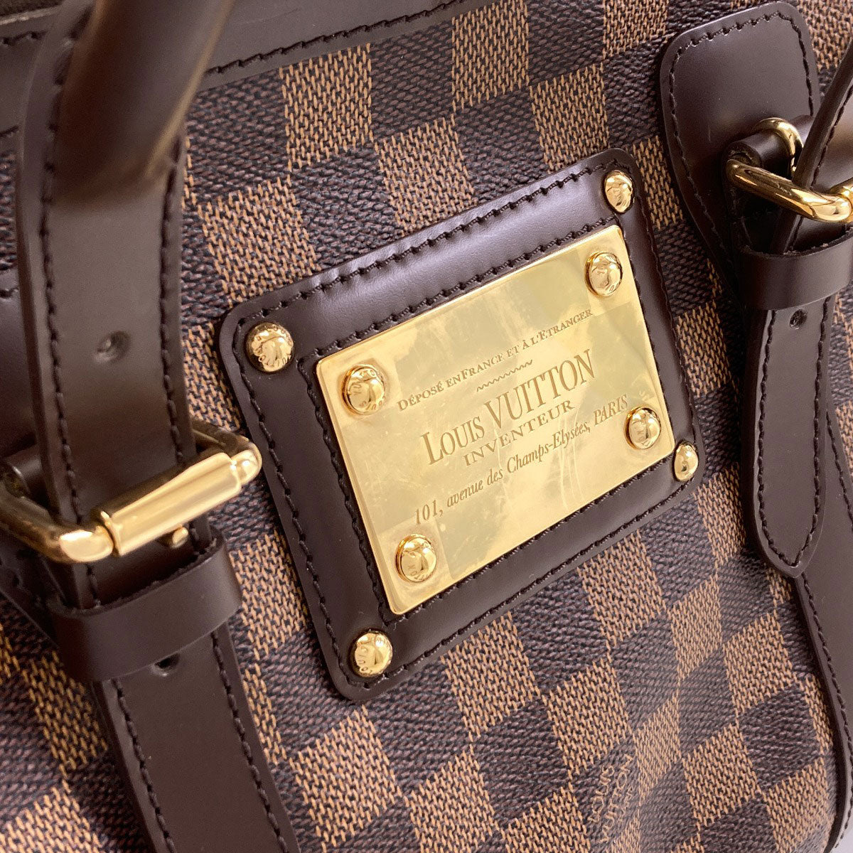 LOUIS VUITTON N52000 Berkeley Boston bag Damier canvas Ladies [Used]