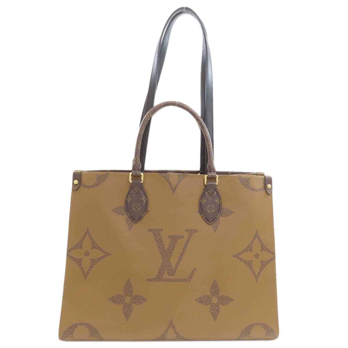 LOUIS VUITTON M45321 On the Go MM Tote Bag Monogram reverse Ladies [Used]