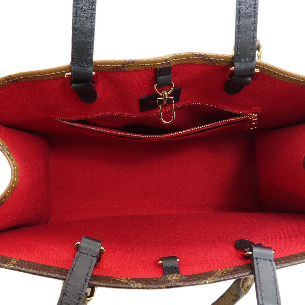 LOUIS VUITTON M45321 On the Go MM Tote Bag Monogram reverse Ladies [Used]