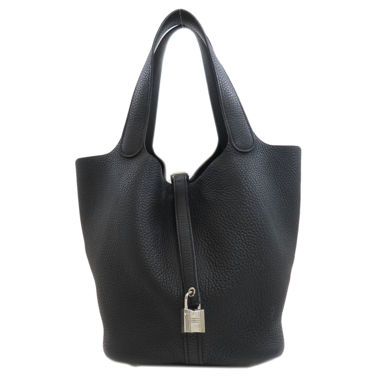HERMES Picotin Lock MM SilverHardware Handbag Taurillon Clemence Ladies [Used]