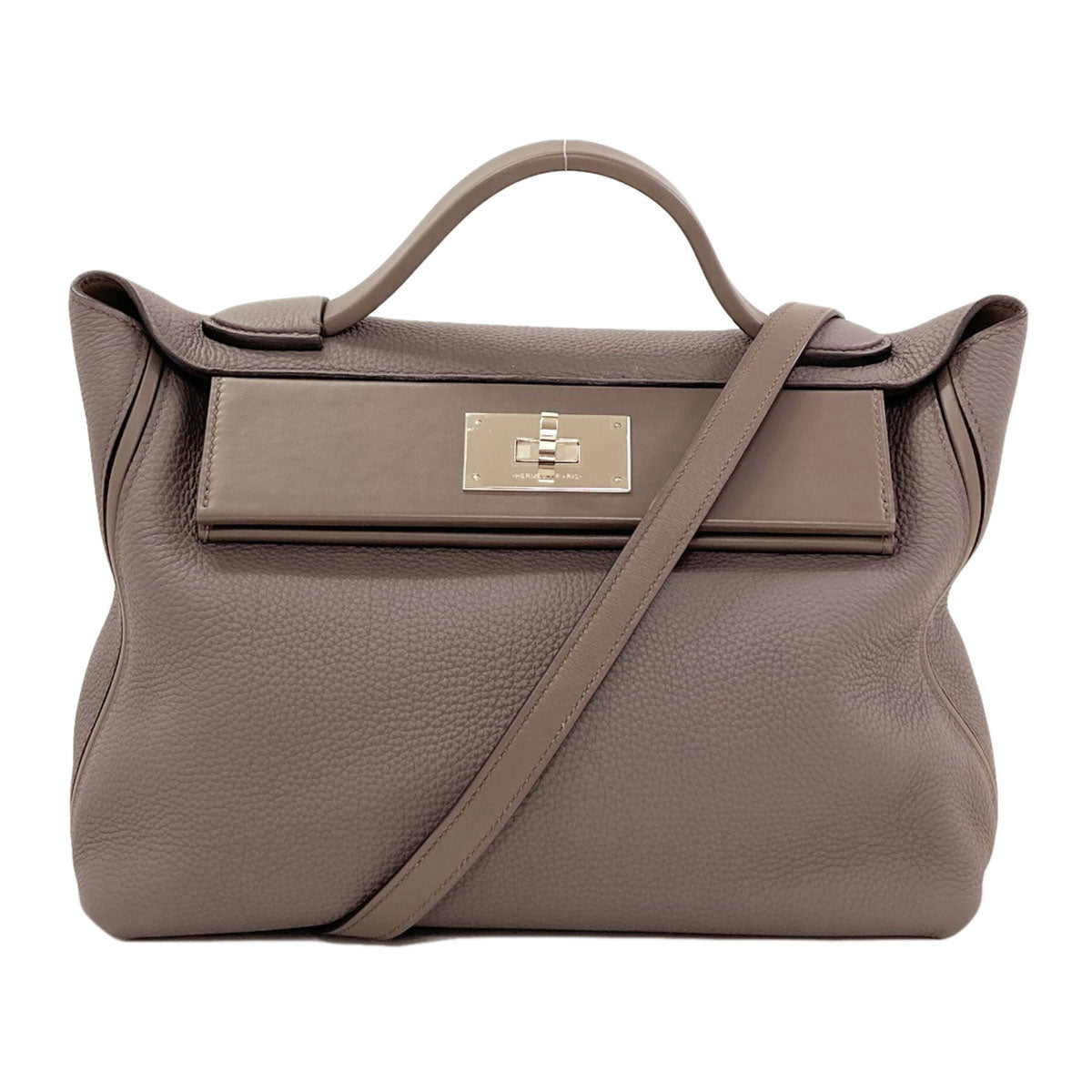 HERMES 29 Etoupe SilverHardware Handbag Togo Ladies [Used]