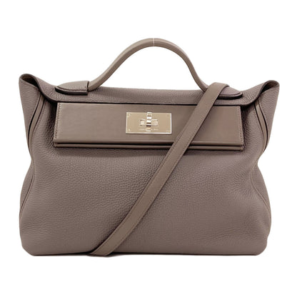 HERMES 29 Etoupe SilverHardware Handbag Togo Ladies [Used]