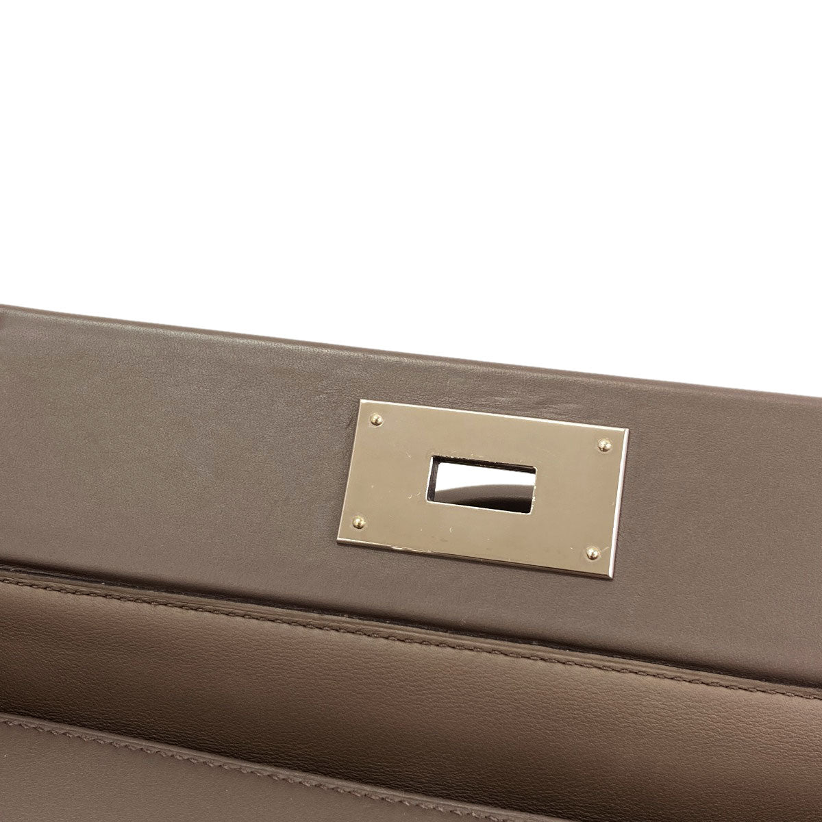 HERMES 29 Etoupe SilverHardware Handbag Togo Ladies [Used]