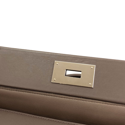 HERMES 29 Etoupe SilverHardware Handbag Togo Ladies [Used]