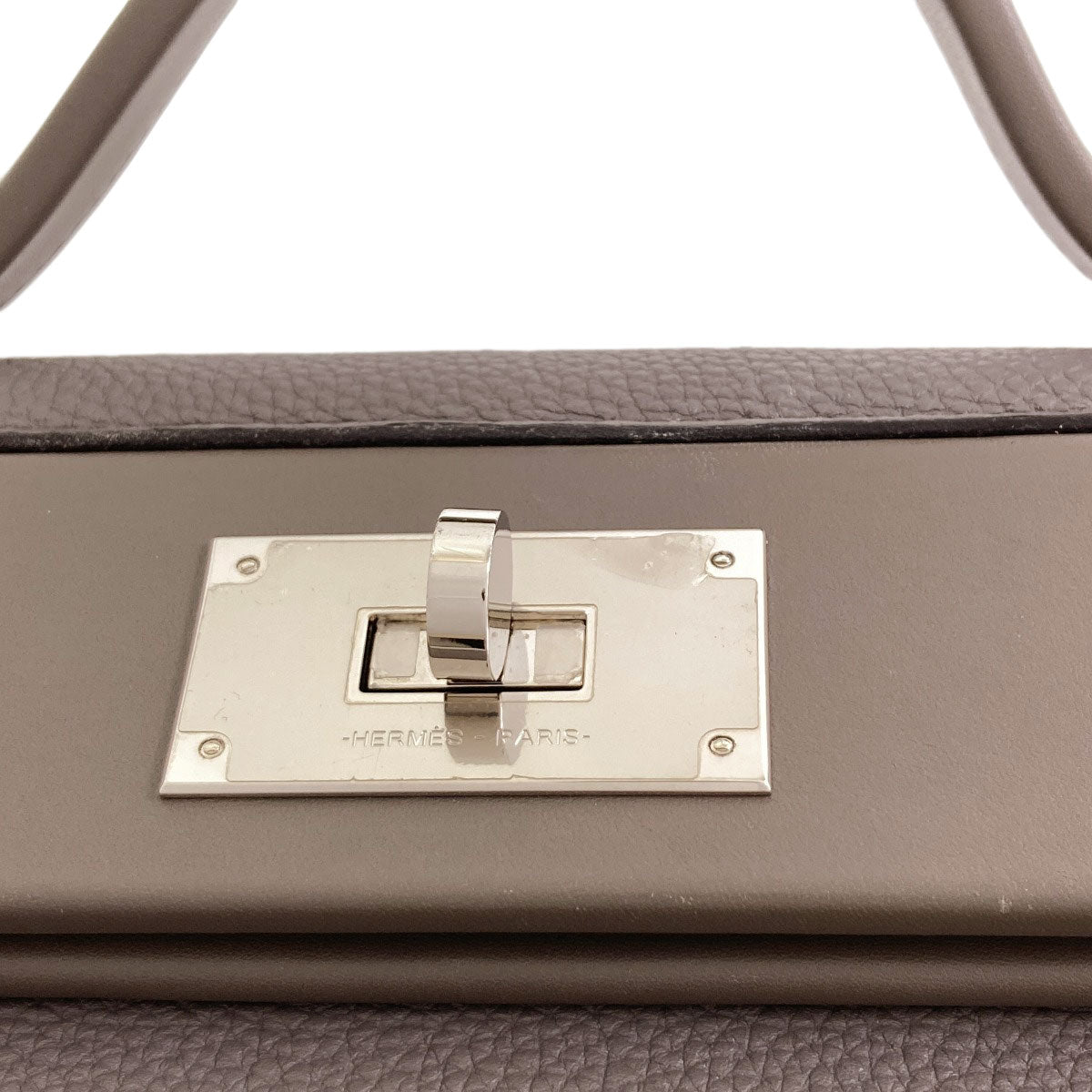 HERMES 29 Etoupe SilverHardware Handbag Togo Ladies [Used]