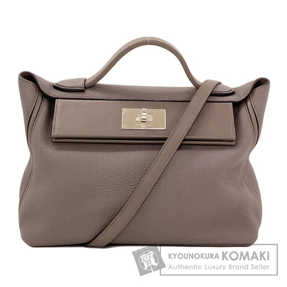 HERMES 29 Etoupe SilverHardware Handbag Togo Ladies [Used]