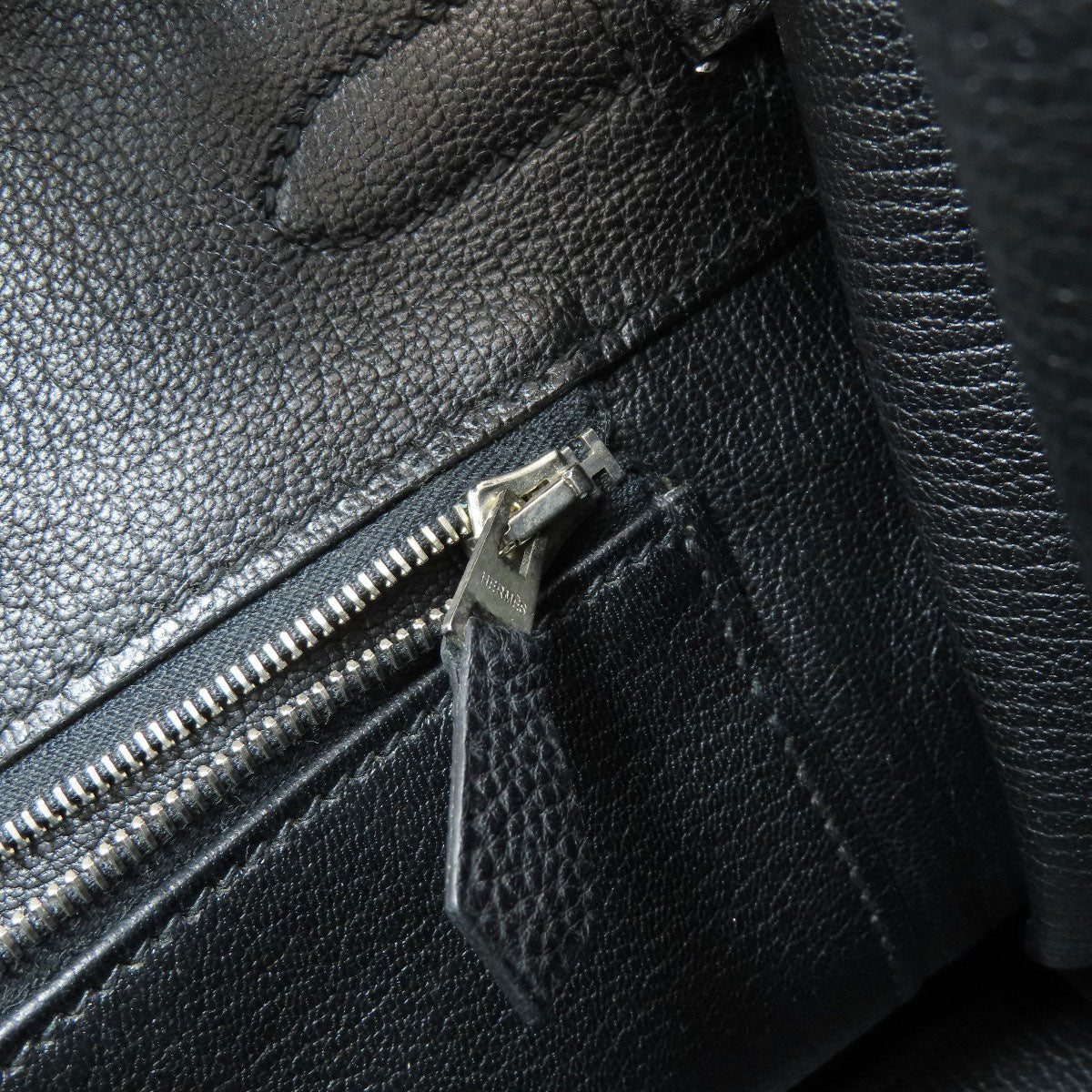 HERMES Birkin 30 SilverHardware Handbag Togo Ladies [Used]