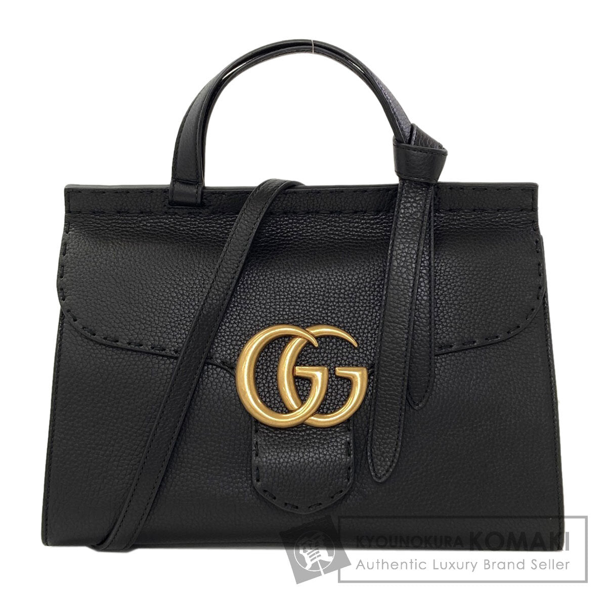 GUCCI 421890 GG Marmont 2WAY Handbag Calf Ladies [Used]
