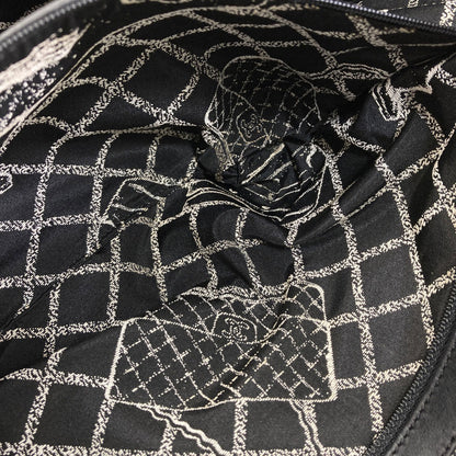 CHANEL Essential SilverHardware Tote Bag Calf Ladies [Used]