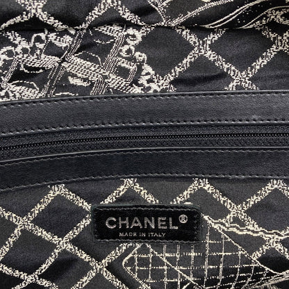 CHANEL Essential SilverHardware Tote Bag Calf Ladies [Used]