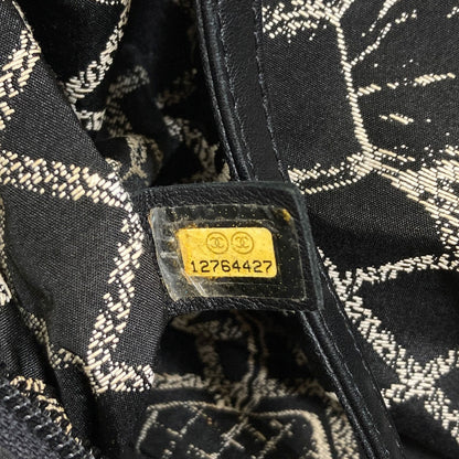 CHANEL Essential SilverHardware Tote Bag Calf Ladies [Used]