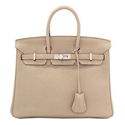 HERMES Birkin 25 SilverHardware Handbag Togo Ladies [Used]