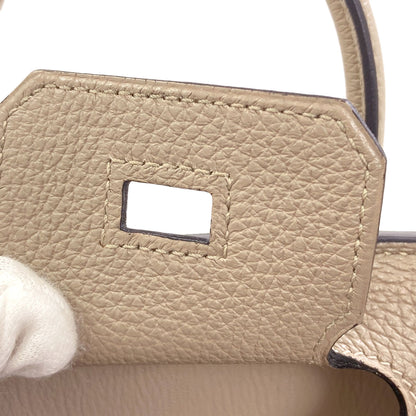 HERMES Birkin 25 SilverHardware Handbag Togo Ladies [Used]