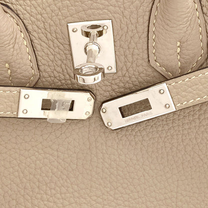 HERMES Birkin 25 SilverHardware Handbag Togo Ladies [Used]