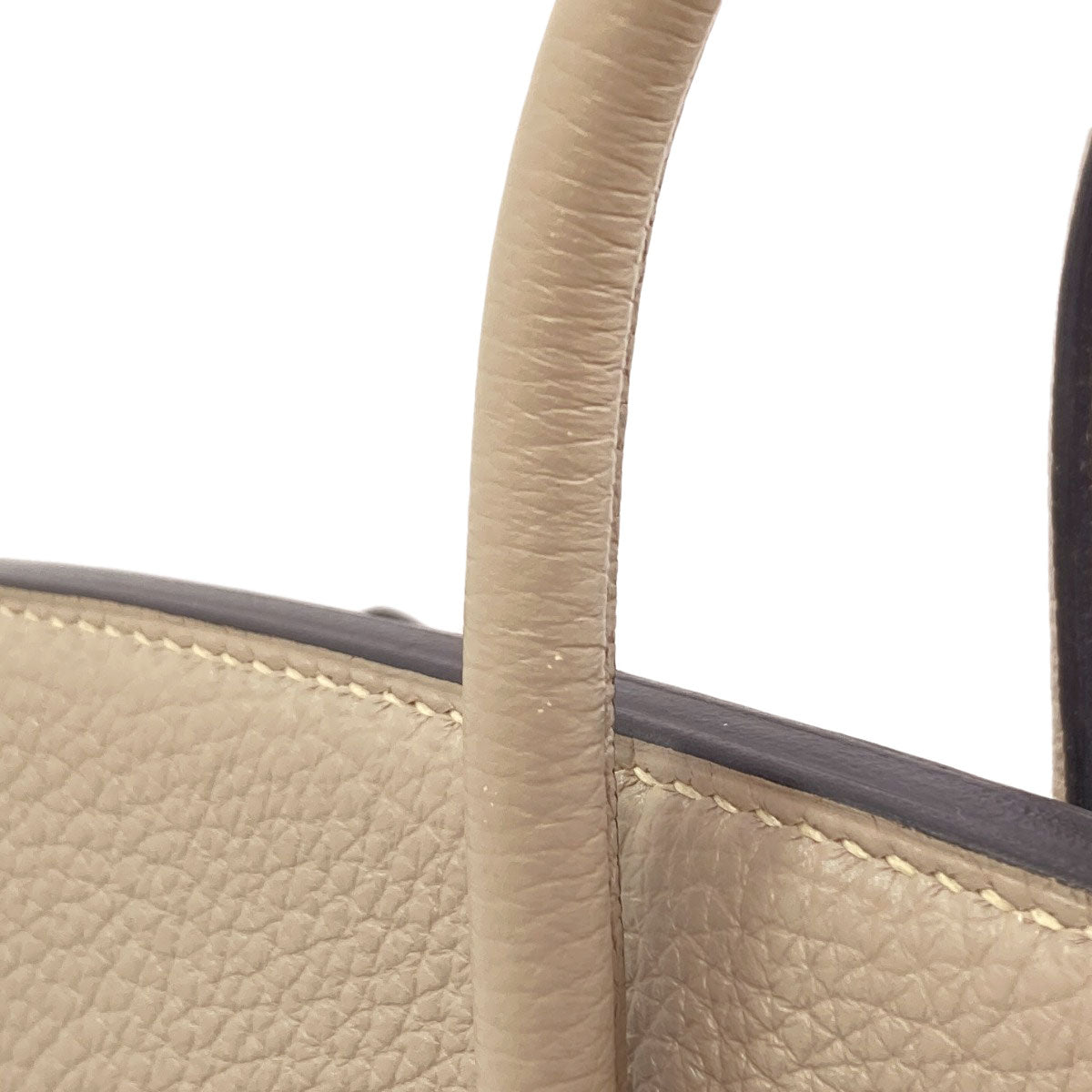HERMES Birkin 25 SilverHardware Handbag Togo Ladies [Used]