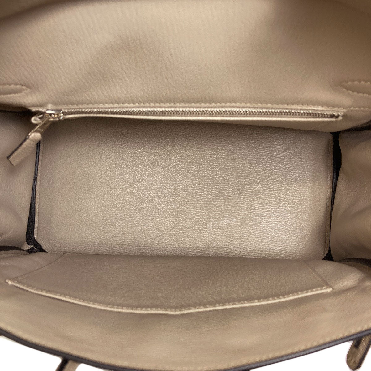 HERMES Birkin 25 SilverHardware Handbag Togo Ladies [Used]