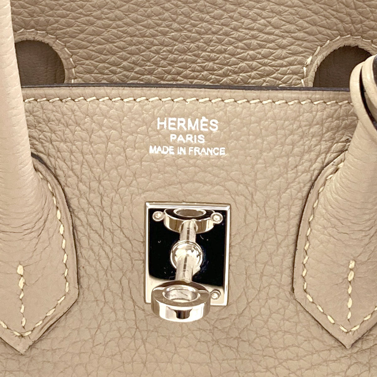 HERMES Birkin 25 SilverHardware Handbag Togo Ladies [Used]