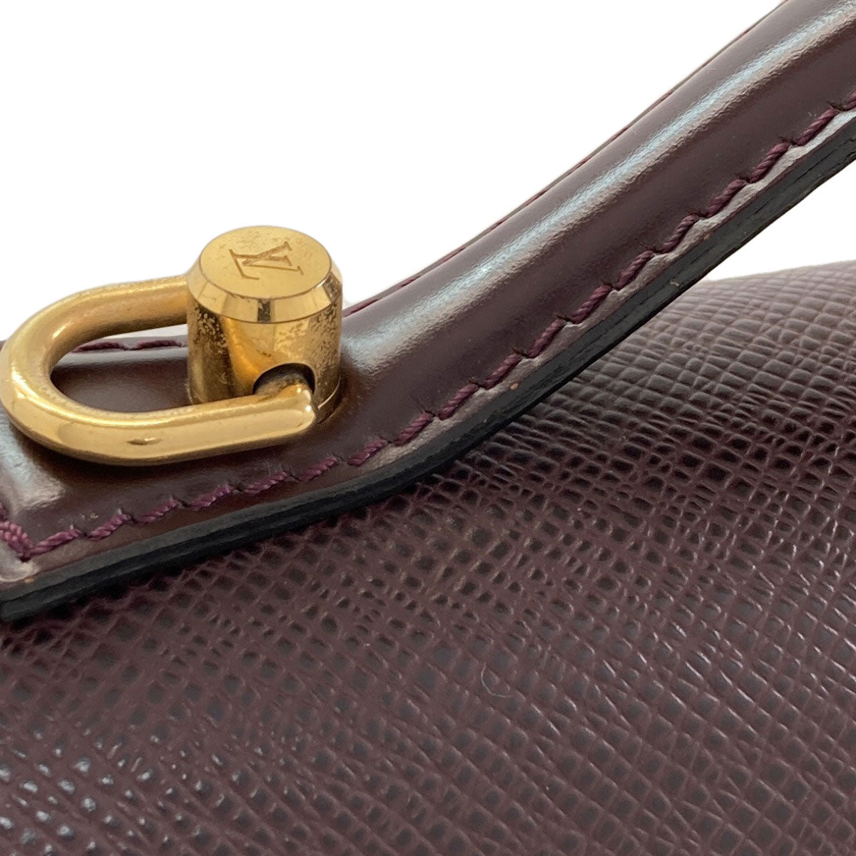 LOUIS VUITTON Monceau SP order Handbag Taiga Ladies [Used]