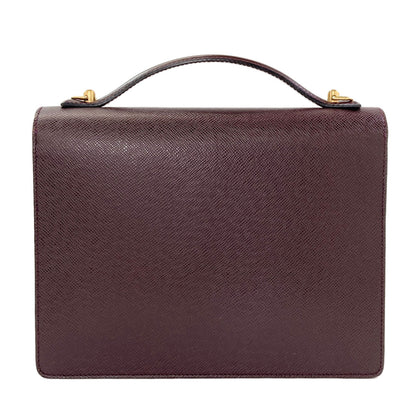 LOUIS VUITTON Monceau SP order Handbag Taiga Ladies [Used]