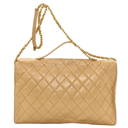 CHANEL Matelasse COCO Mark Chain GoldHardware 2WAY Handbag Lambskin Ladies [Used]