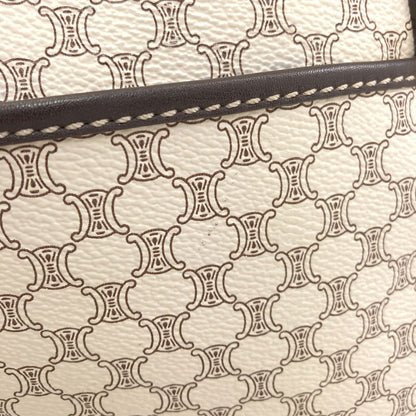 CELINE Macadam pattern Shoulder Bag PVC LeatherLadies [Used]