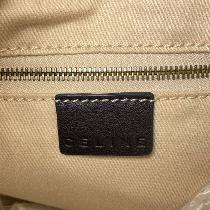 CELINE Macadam pattern Shoulder Bag PVC LeatherLadies [Used]