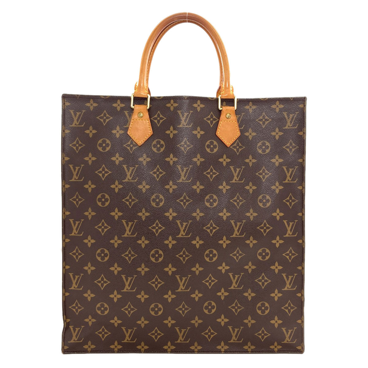 LOUIS VUITTON M51140 Sac Plat Tote Bag Monogram canvas Ladies [Used]