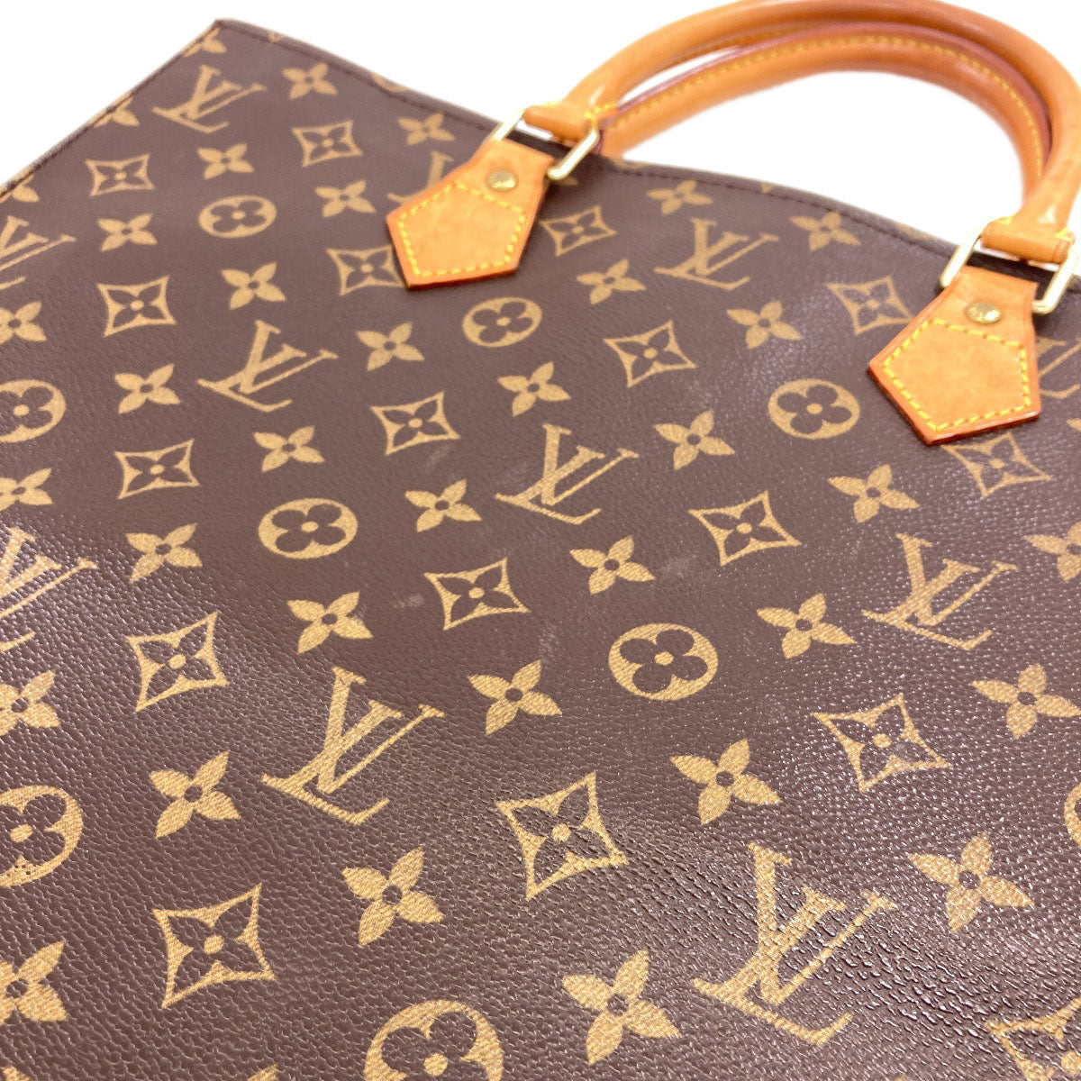 LOUIS VUITTON M51140 Sac Plat Tote Bag Monogram canvas Ladies [Used]