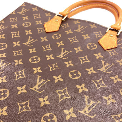 LOUIS VUITTON M51140 Sac Plat Tote Bag Monogram canvas Ladies [Used]
