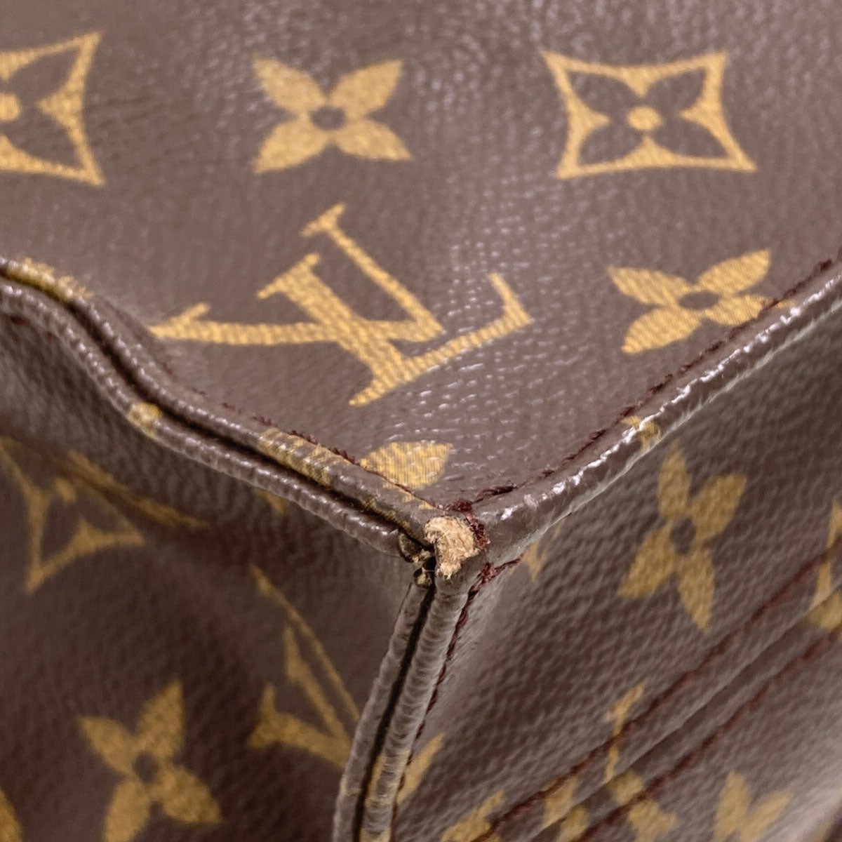 LOUIS VUITTON M51140 Sac Plat Tote Bag Monogram canvas Ladies [Used]