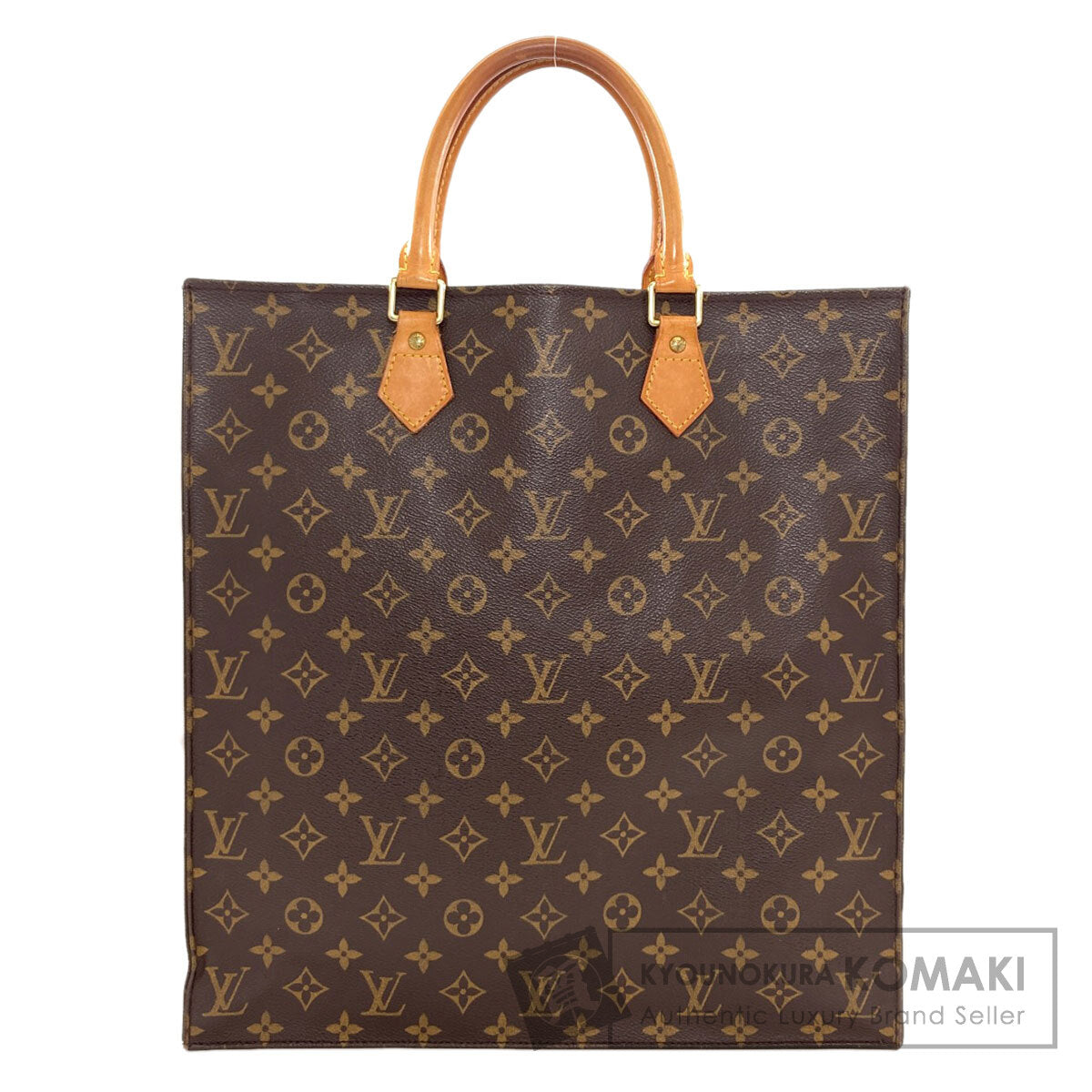 LOUIS VUITTON M51140 Sac Plat Tote Bag Monogram canvas Ladies [Used]