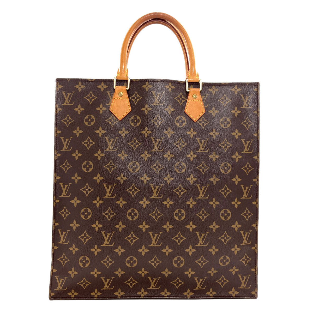 LOUIS VUITTON M51140 Sac Plat Tote Bag Monogram canvas Ladies [Used]