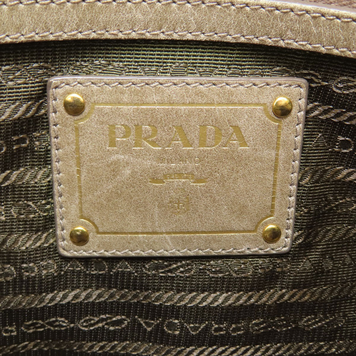 PRADA 2WAY Handbag Leather Ladies [Used]