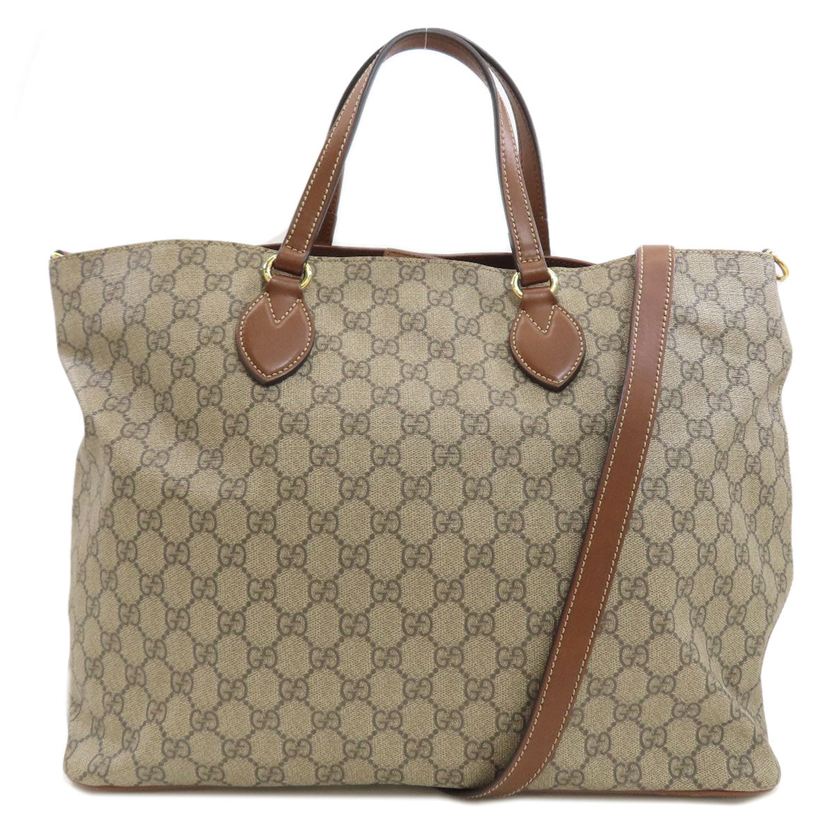 GUCCI 453705 GG Supreme 2WAY Tote Bag PVC Ladies [Used]