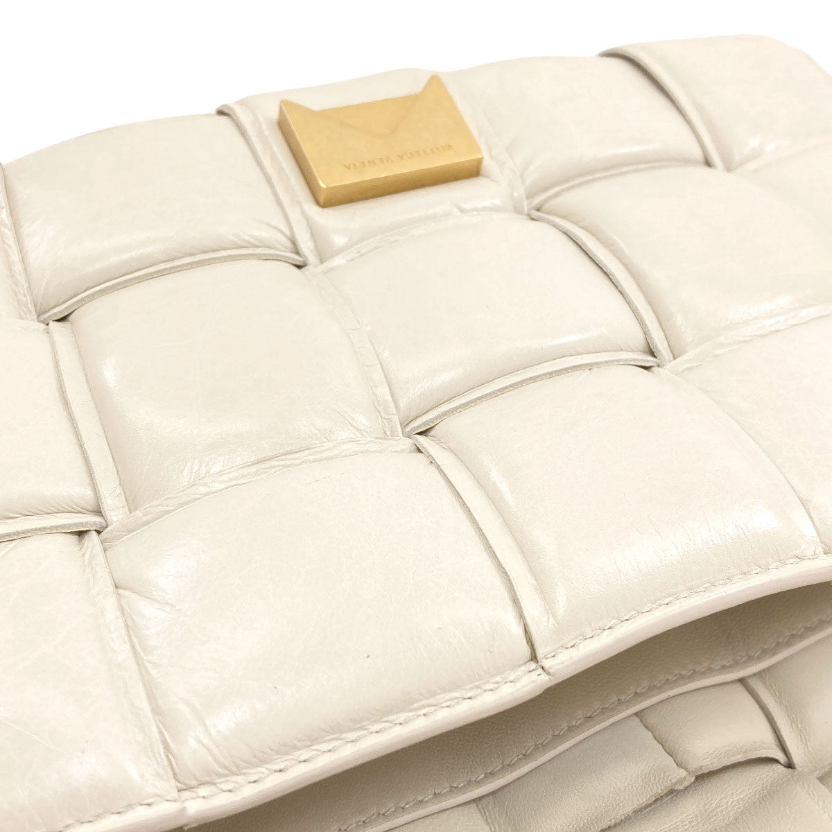 BOTTEGA VENETA Padded cassette Shoulder Bag Calf Ladies [Used]