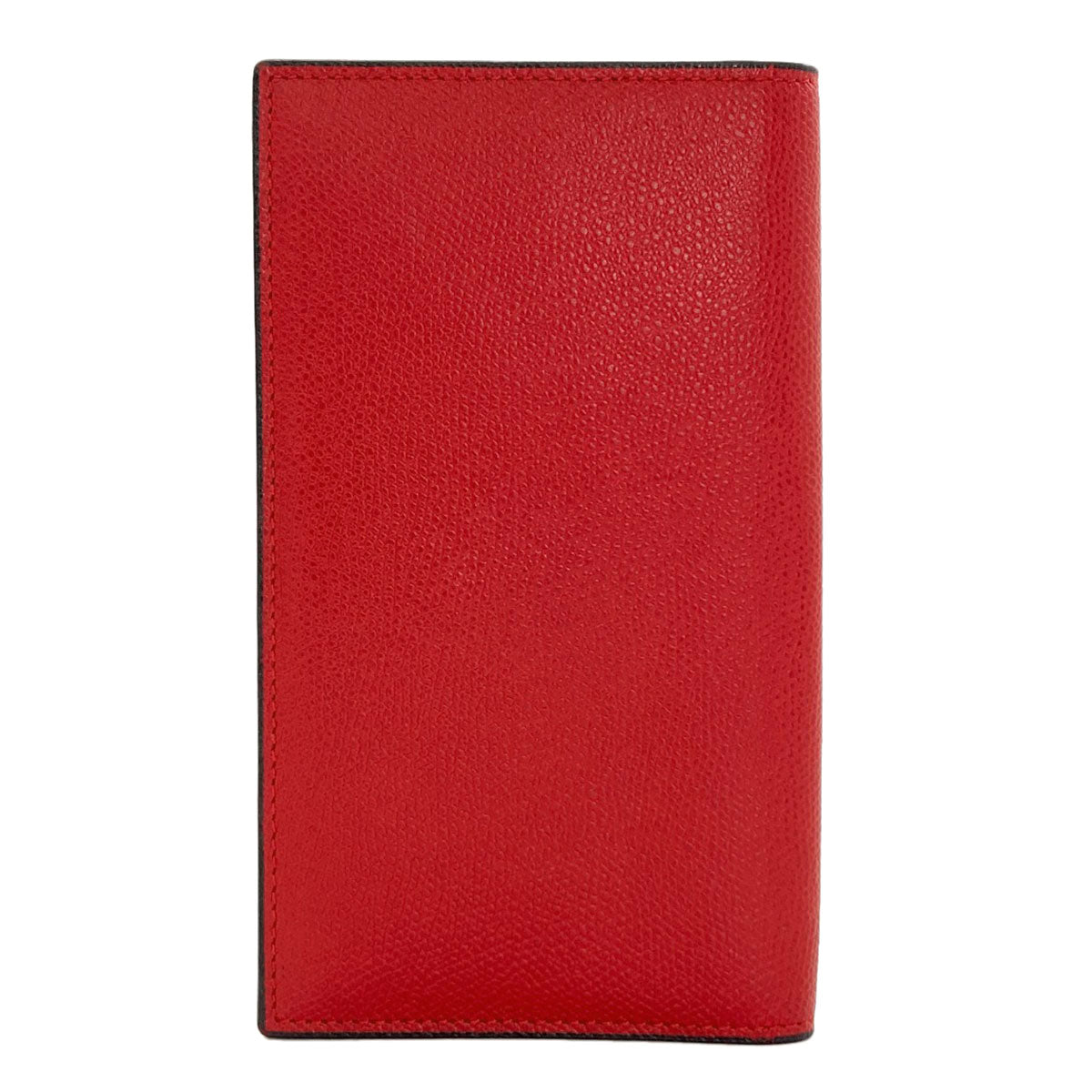 Valextra Simple design Long wallet (with coin pocket) Leather Ladies [Used]