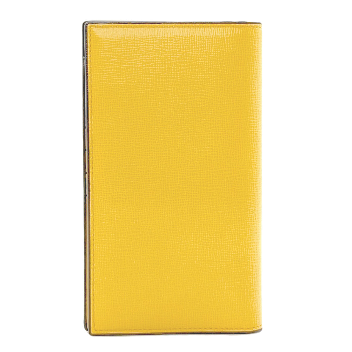 Valextra Simple design Long wallet (with coin pocket) Leather Ladies [Used]