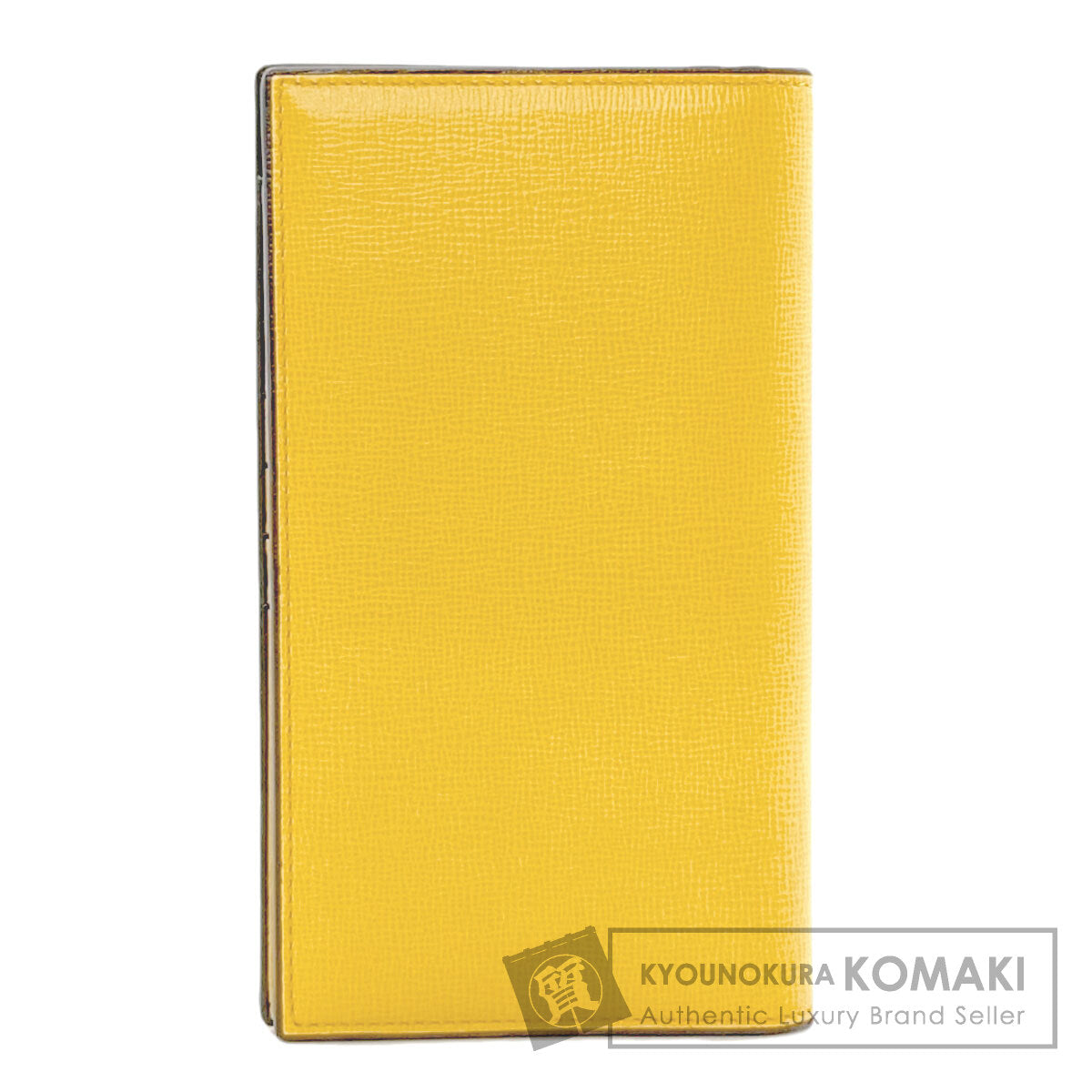Valextra Simple design Long wallet (with coin pocket) Leather Ladies [Used]