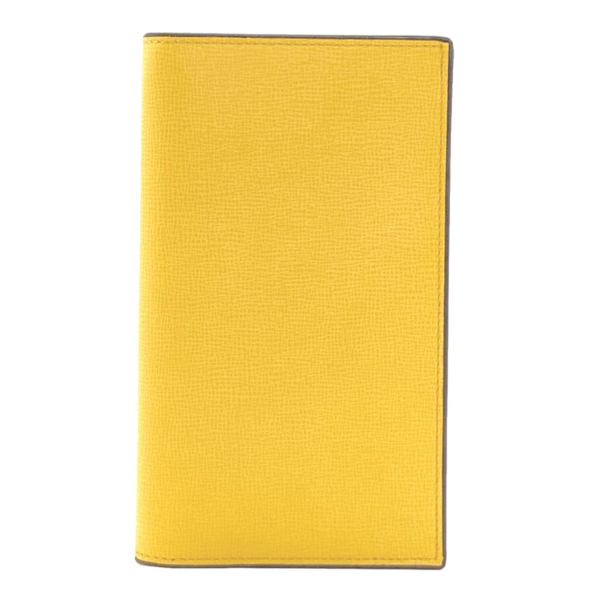 Valextra Simple design Long wallet (with coin pocket) Leather Ladies [Used]