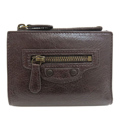 BALENCIAGA Le City Bifold Wallet Bifold Wallet with Coin Pocket Leather Ladies [Used]