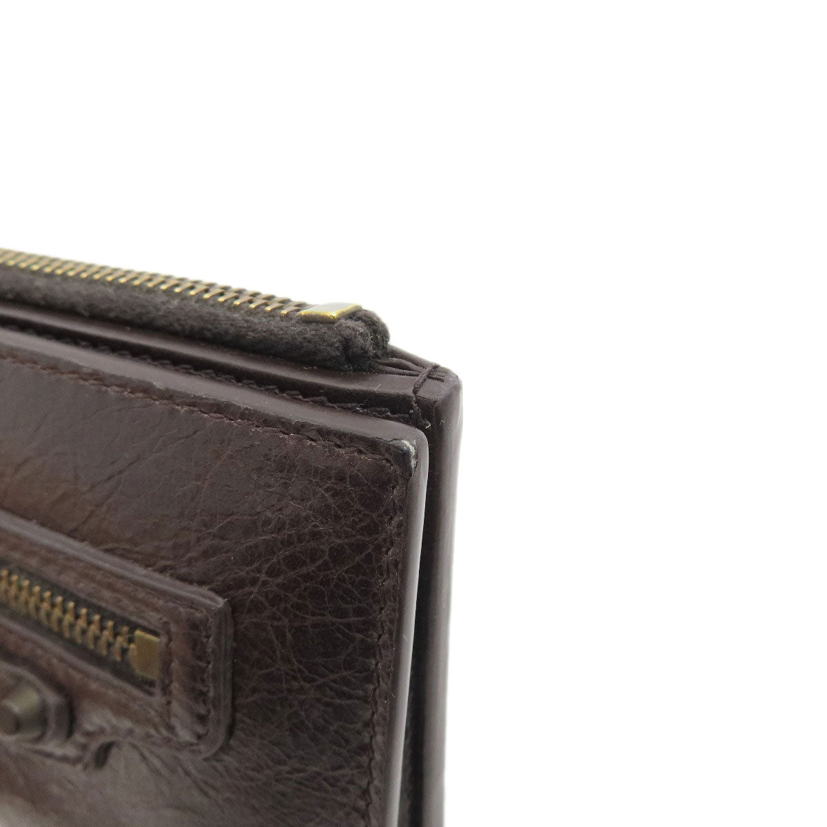 BALENCIAGA Le City Bifold Wallet Bifold Wallet with Coin Pocket Leather Ladies [Used]