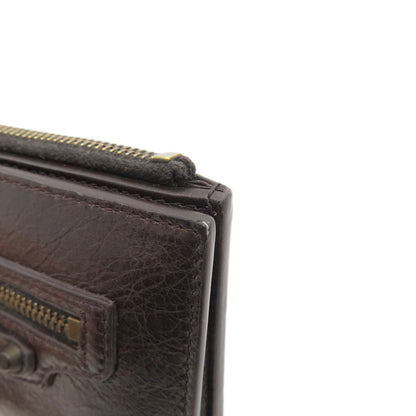 BALENCIAGA Le City Bifold Wallet Bifold Wallet with Coin Pocket Leather Ladies [Used]