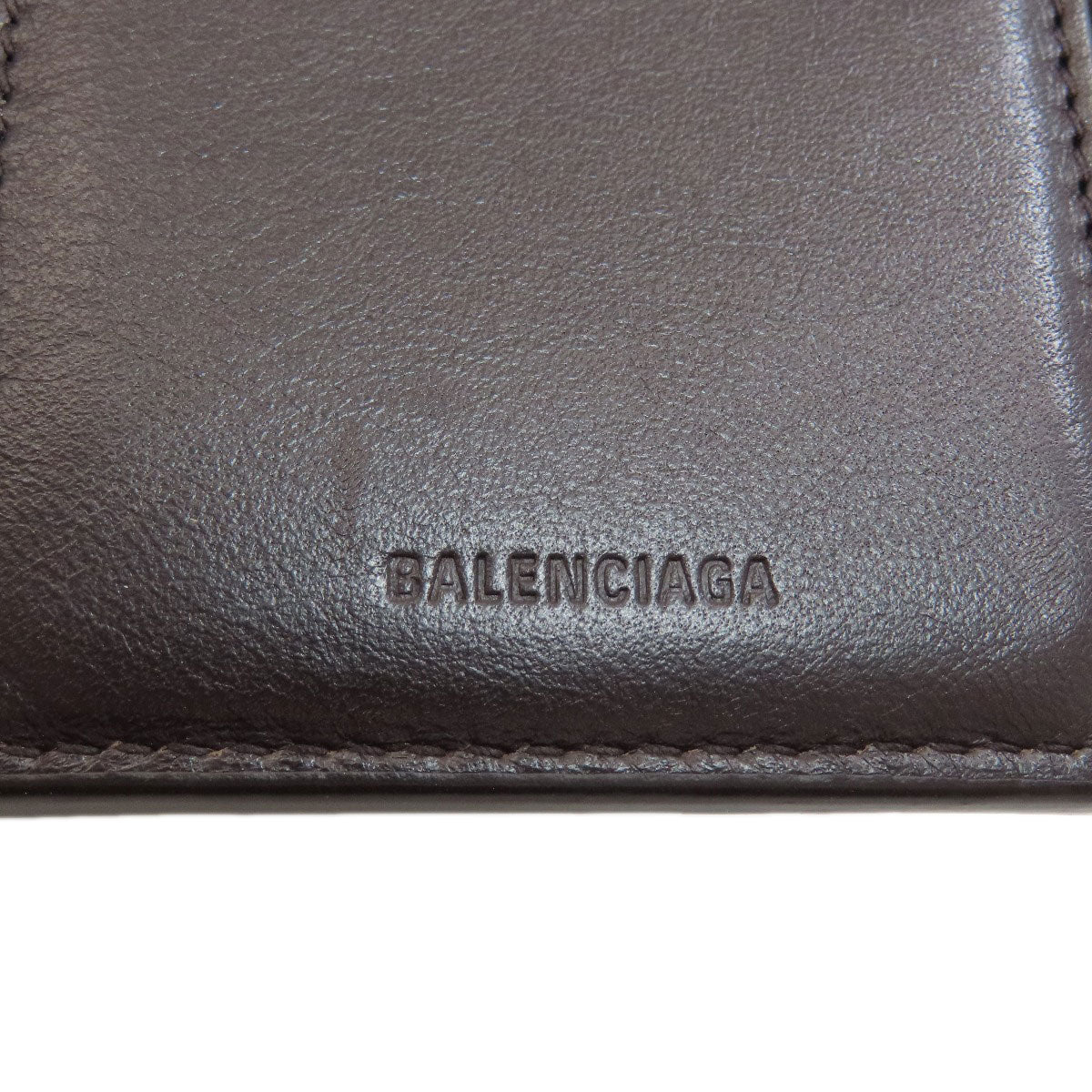 BALENCIAGA Le City Bifold Wallet Bifold Wallet with Coin Pocket Leather Ladies [Used]